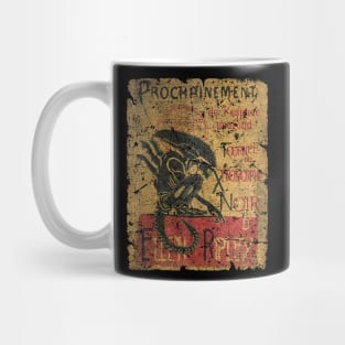 Tournee du xenomorphe noir - Vintage Design Mug